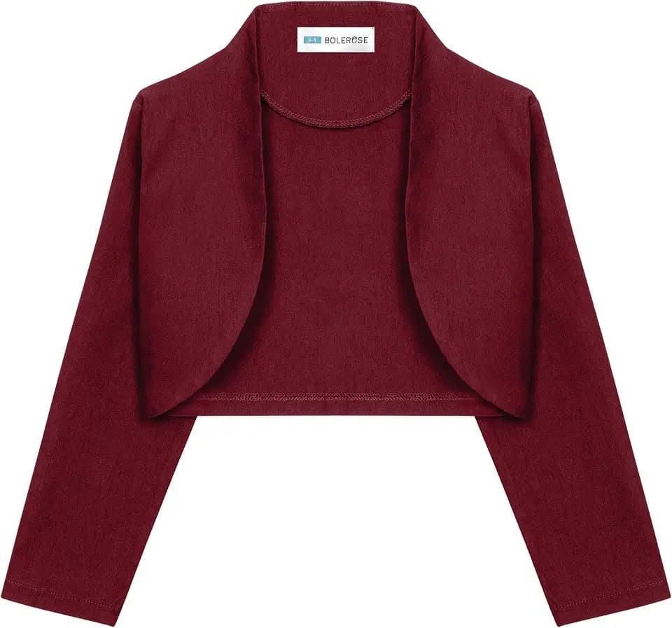 Bolerose Mädchen Bolero Jäckchen 3/4-Arm Festlich