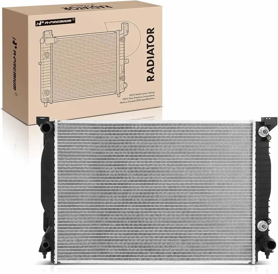 A-Premium Engine Coolant Radiator Assembly with Transmission Oil Cooler