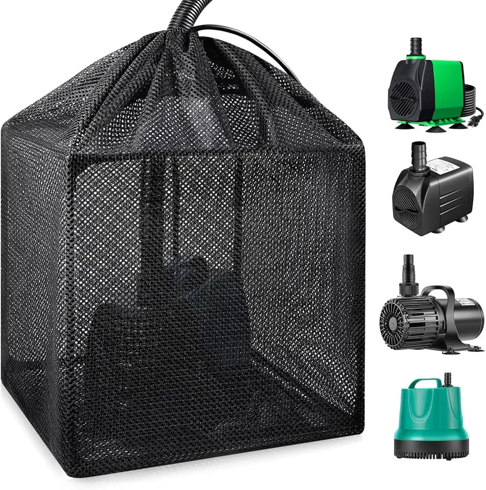 OUMEE Pump Filters Bag, Pond Barrier Bag