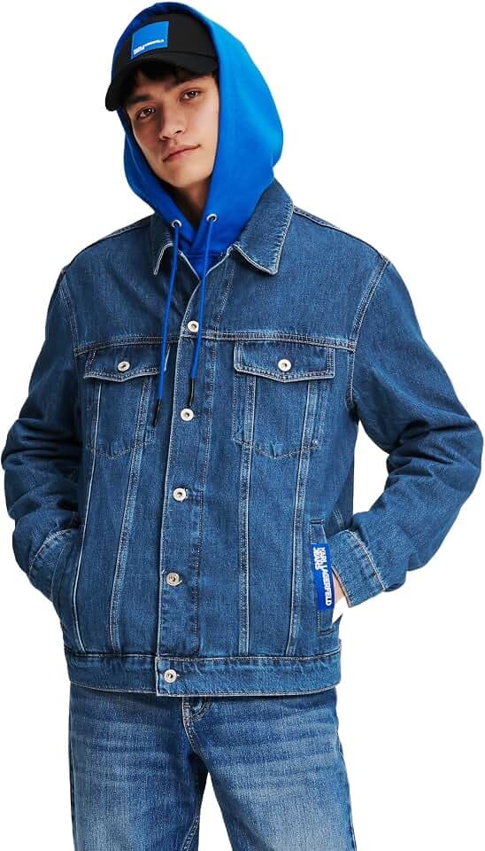 KARL LAGERFELD JEANS Herren Regular Denim Jacket