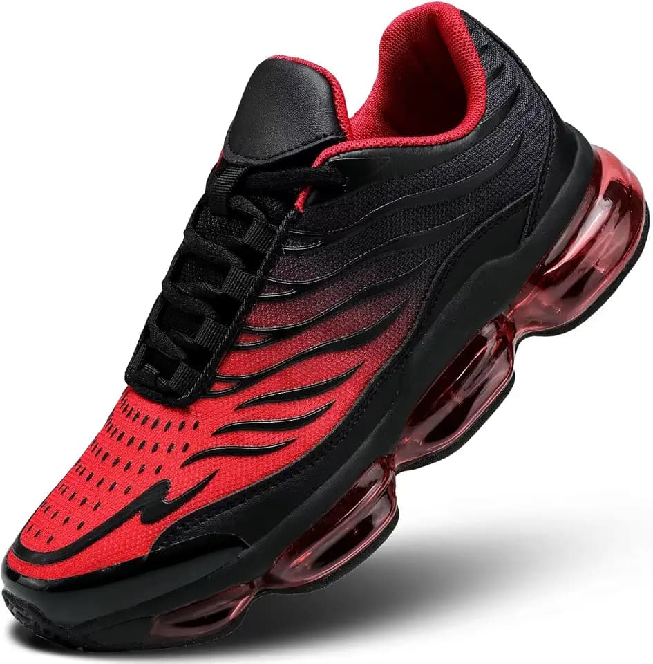 Socviis Mens Air Running Shoes Non Slip Workout Casual Sport Walking Shoes Basketball Sneakers Fashion Tennis Fitness Trainers