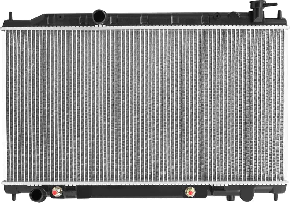 KUIPERAUTO Aluminum Radiator W/Oil Cooler Compatible for 2002-2006 Nissan Altima Base SE S SL L4 2.5L Replace# CU2414 RAD2414
