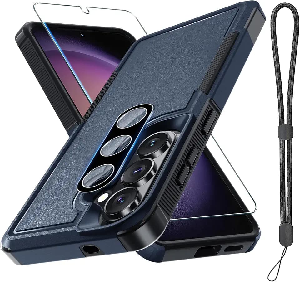 for Samsung Galaxy S26+ Plus Case,Military Grade Phone Cover, Navy Blue