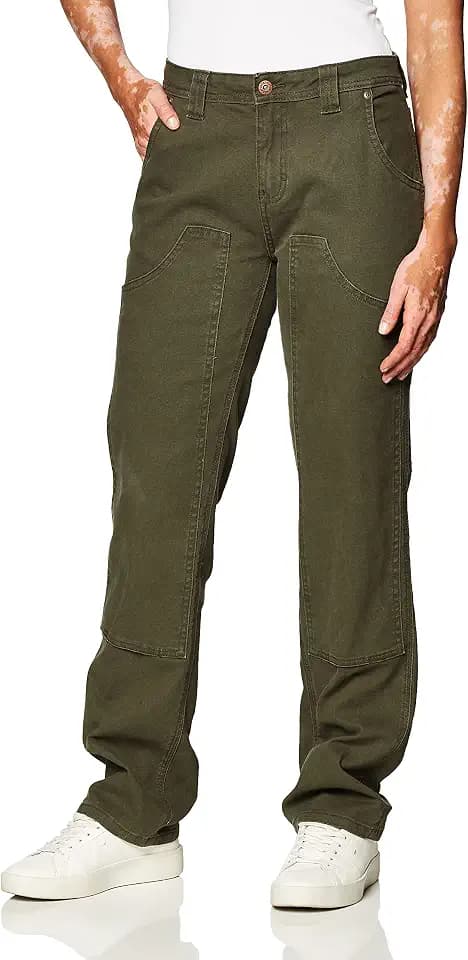 Dickies Women's Relaxed Straight Stretch Double-Front Carpenter Pant