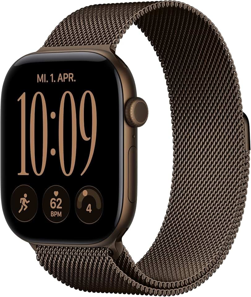 Apple Watch Series 12 GPS, 46 mm Aluminiumgehäuse Dunkelbronze