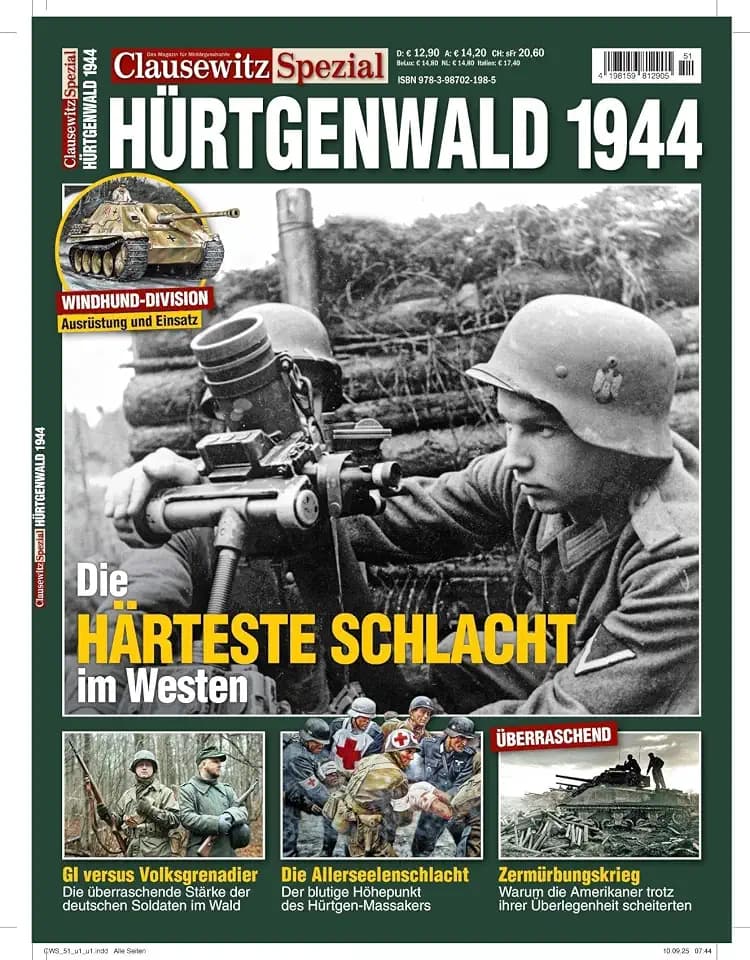 Die Schlacht im Hürtgenwald 1944: Clausewitz Spezial 51/2025