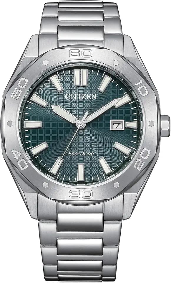 Citizen Men's Eco-Drive Sport Casual Odyn Watch, Stainless Steel Watch, 3 Hand, Date