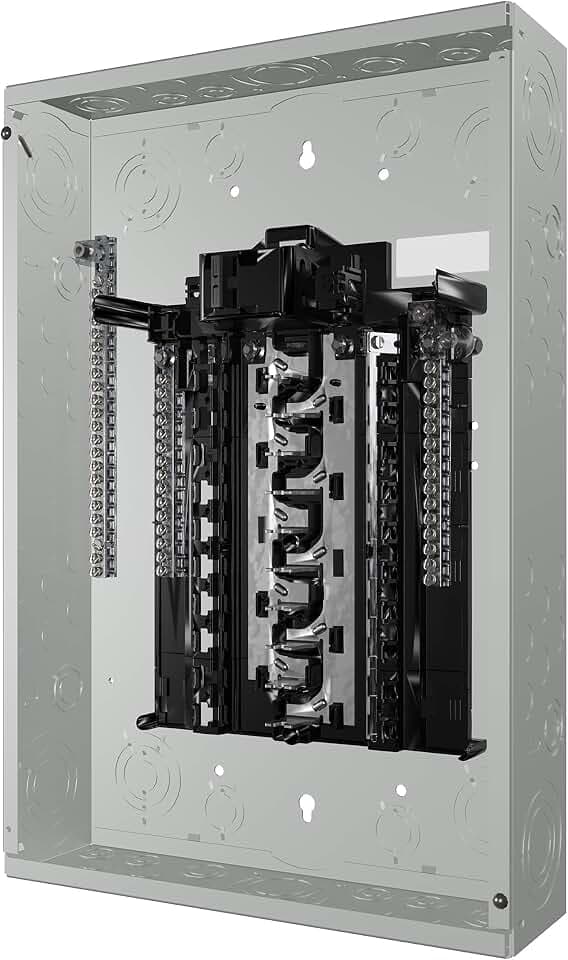 SN Series 100 Amp 20-Space 40-Circuit Main Breaker Plug-On Neutral Load Center Indoor