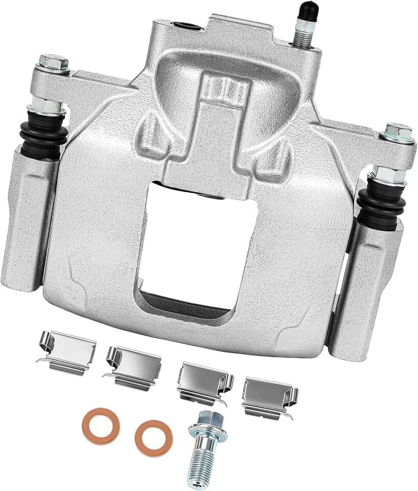 cciyu Front Left Disc Brake Caliper Assembly With Bracket 18B5044A