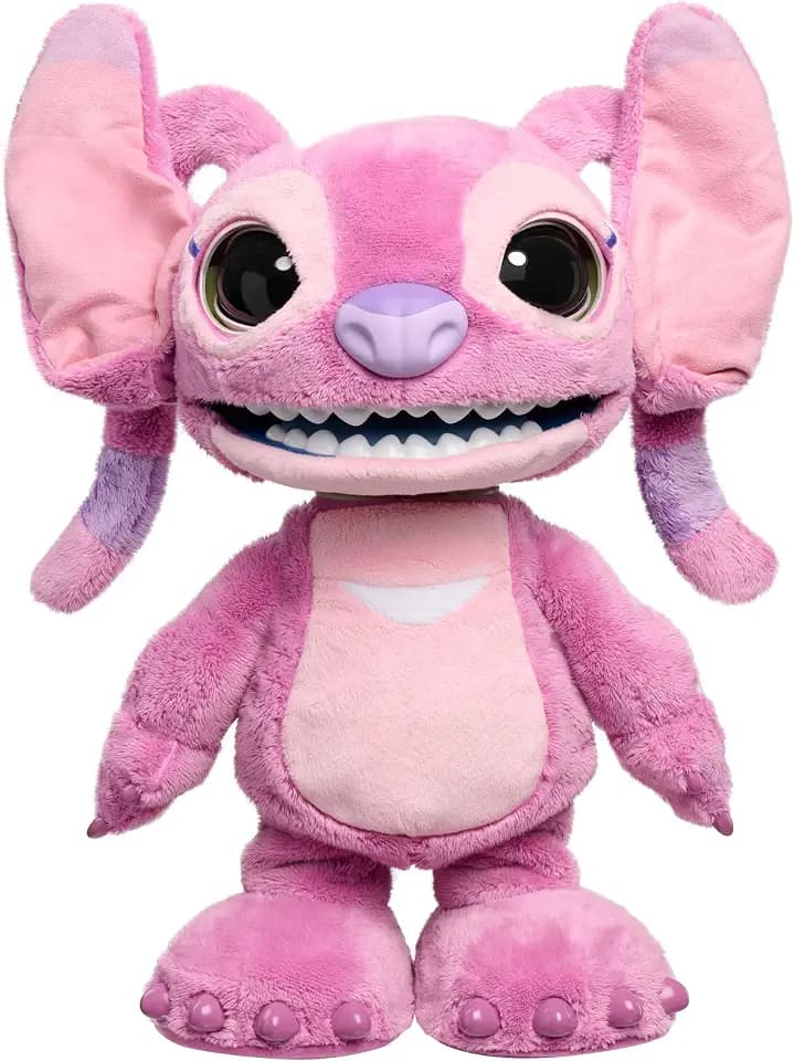 Disney Stitch Ultimate Angel Interactive Plush Toy, 100+ Sounds & Reactions
