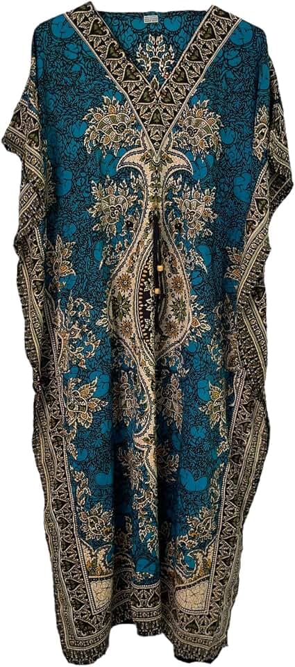 Damen Dashiki Print Afrikanischen Stil Kaftan Sommer Lange Marke Kleid Einheitsgröße
