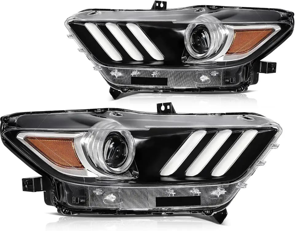 Headlight Assembly Fit for Ford Mustang 2015-2020 Xenon Type