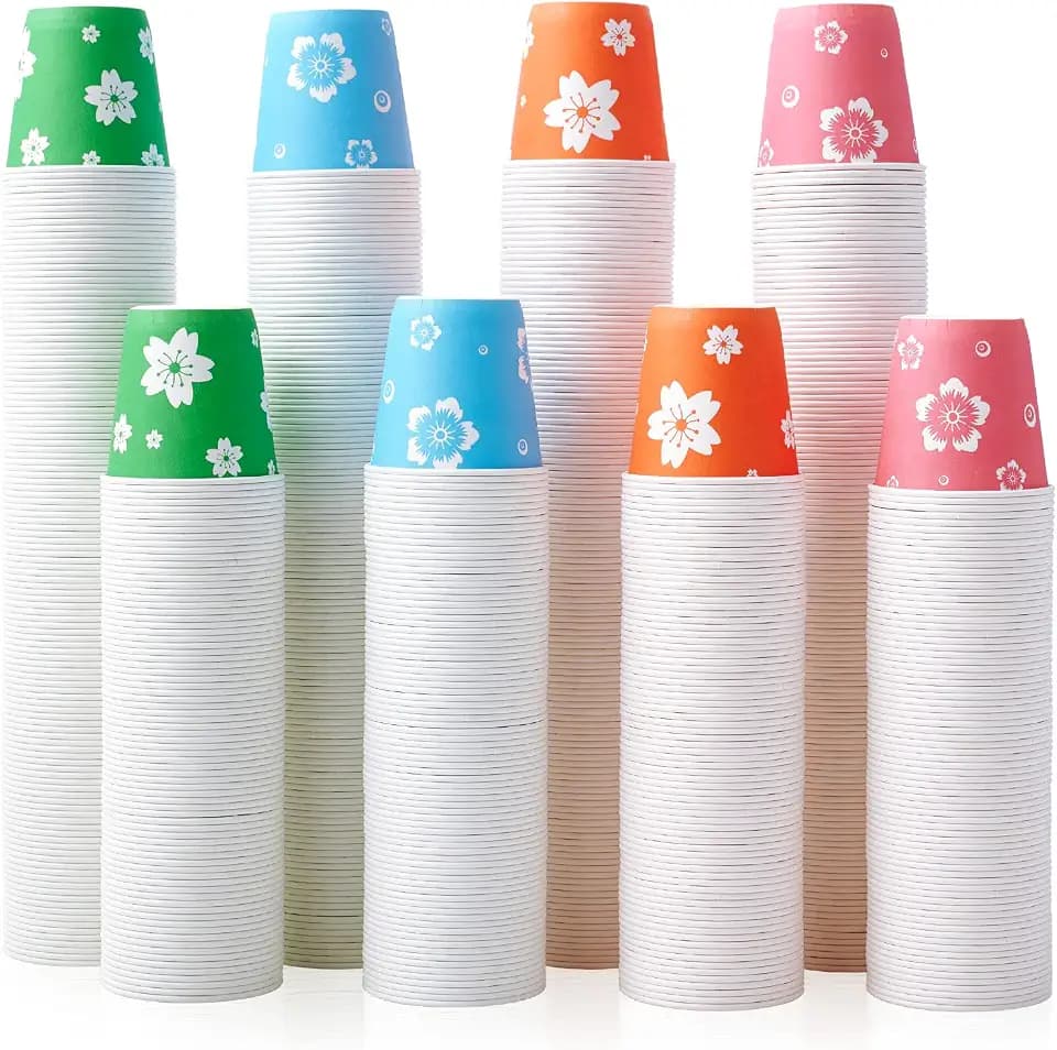 LITOPAK 800 Pack 3 oz Paper Cups, Small Paper bathroom cups 3 ounce