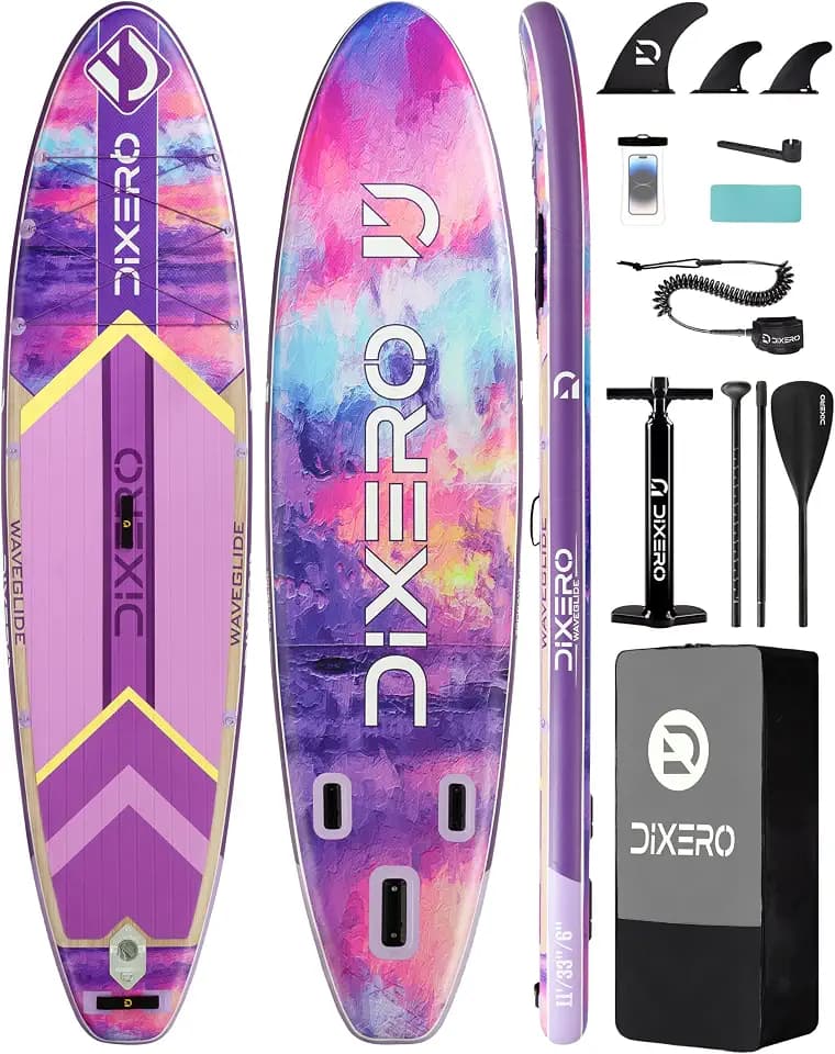 Inflatable Stand Up Paddle Board with SUP Accessories, 11'*33" Inflatable Paddle Boards for Adults & Youth of All Skill Levels