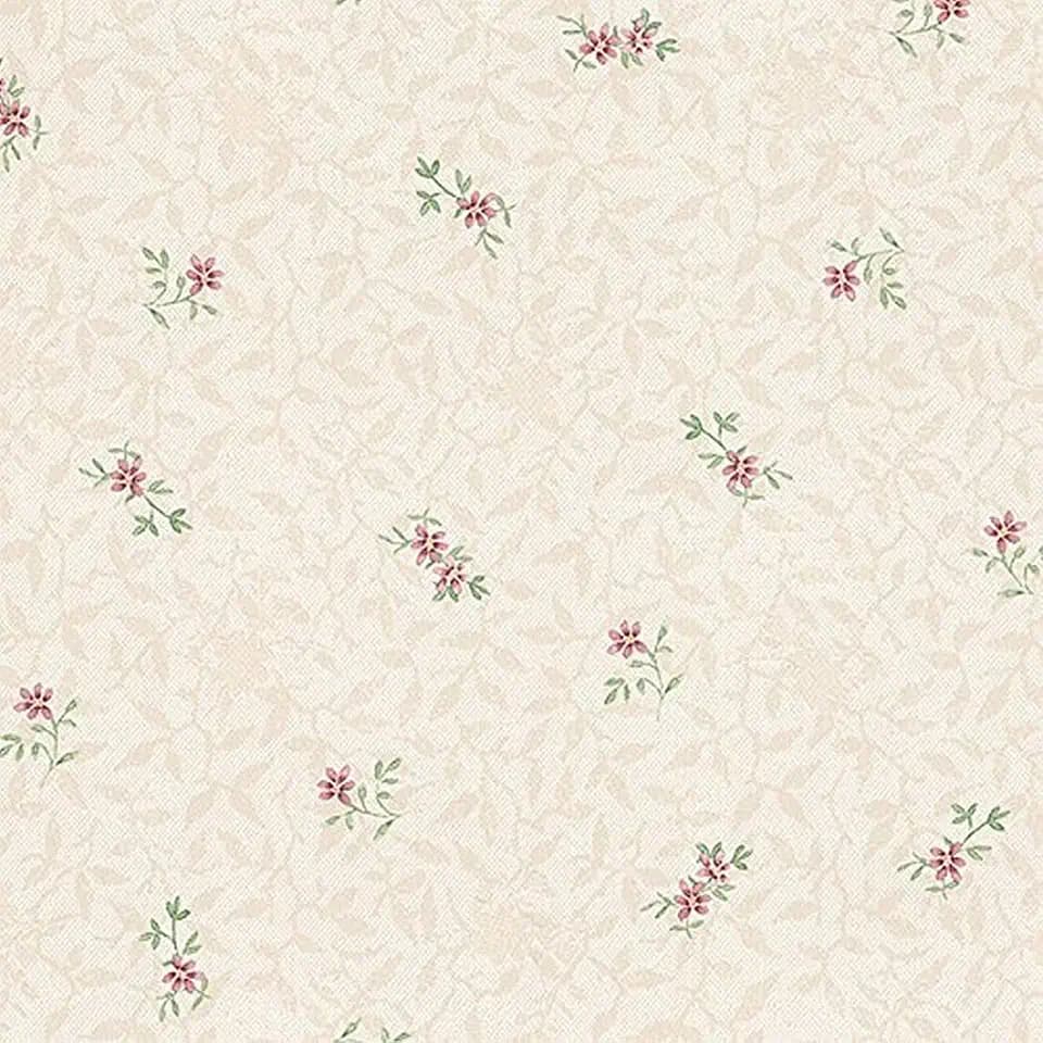 Manhattan Comfort NWPP27837 Jupiter Town Small Floral Spot Wallpaper, Cream
