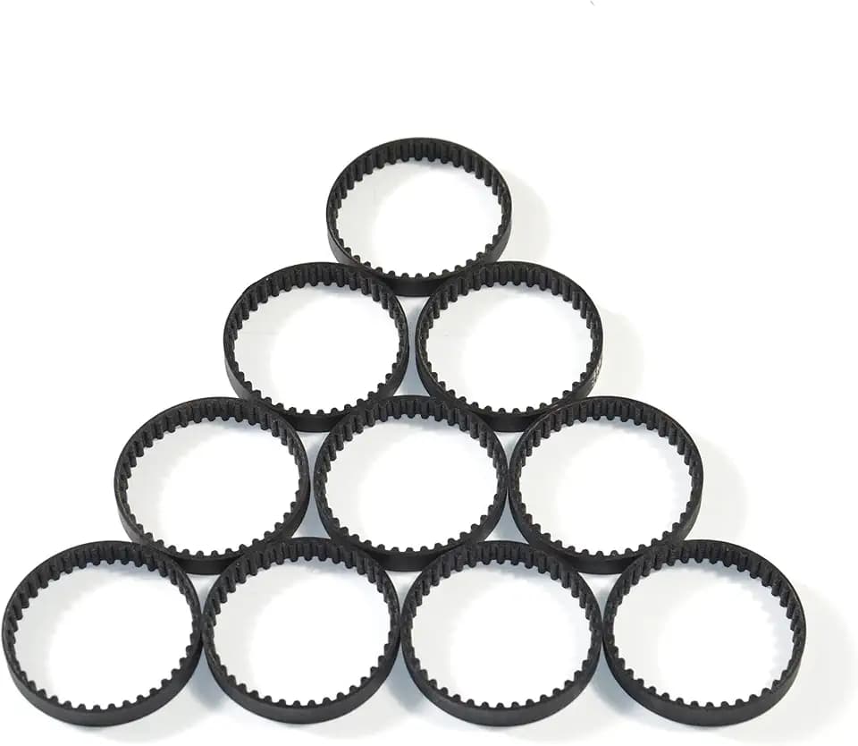 RobotDigg 147-3M-6 Endless HTD3M Belt 147mm Length 49 Teeth 3M Synchronous Belt 3mm Pitch 6mm Width HTD3M Closed Loop Timing Belt Pack of 10pcs