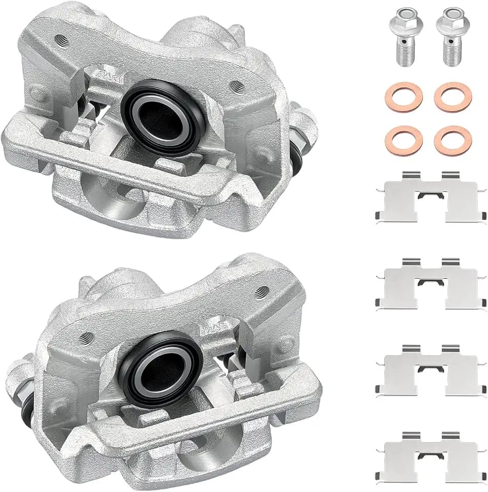 BDFHYK 19-B3100A 19-B3101A Rear Disc Brake Caliper Assembly 2pcs