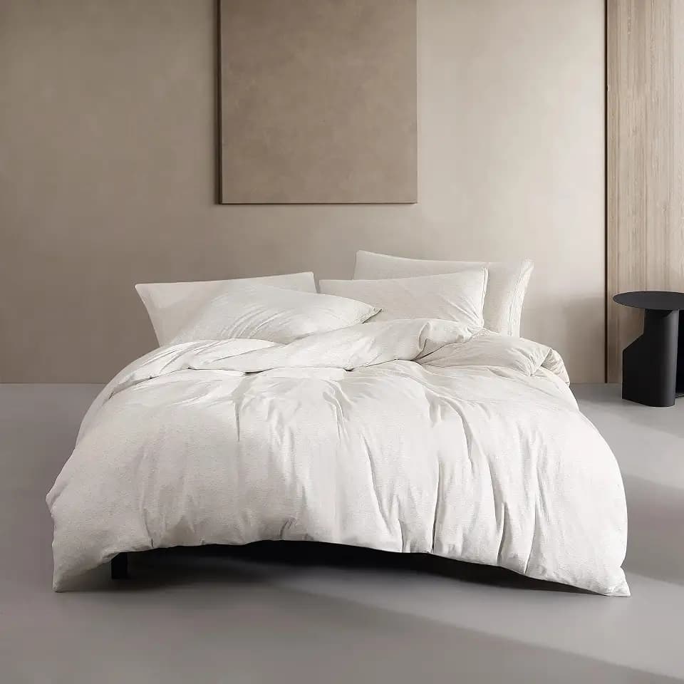 Calvin Klein - King Duvet Cover Set with Shams, Cotton Jersey