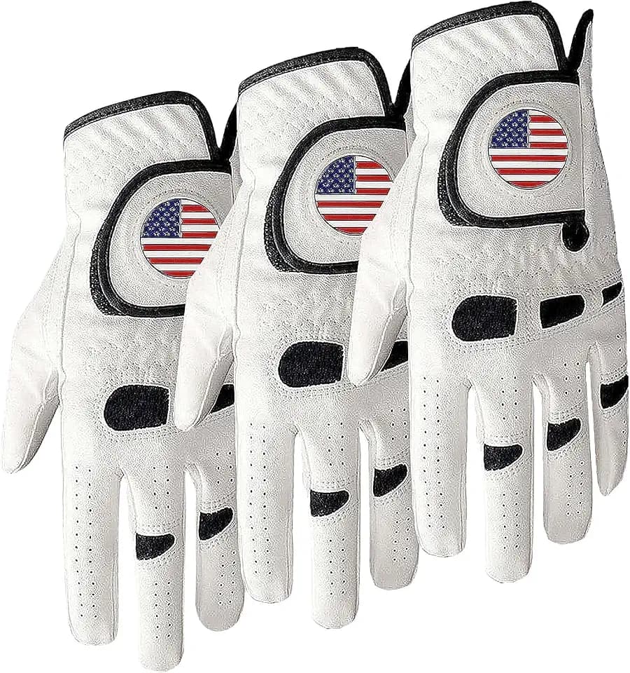 Amy Sport Golf Gloves Men Left Right Hand 3 Pack