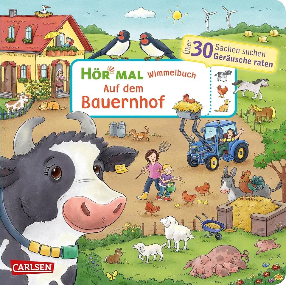 Hör mal (Soundbuch): Wimmelbuch: Auf dem Bauernhof: Zum Hören, Suchen und Mitraten ab 2,5 Jahren. Ein wimmeliger Mitmachspaß