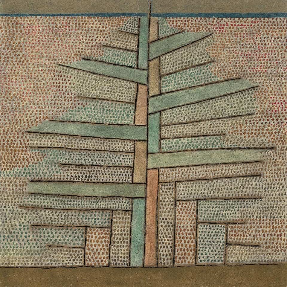 ART.COM Wall Giclee Print Pine Tree, 1932 by Paul Klee, 24" x 24"