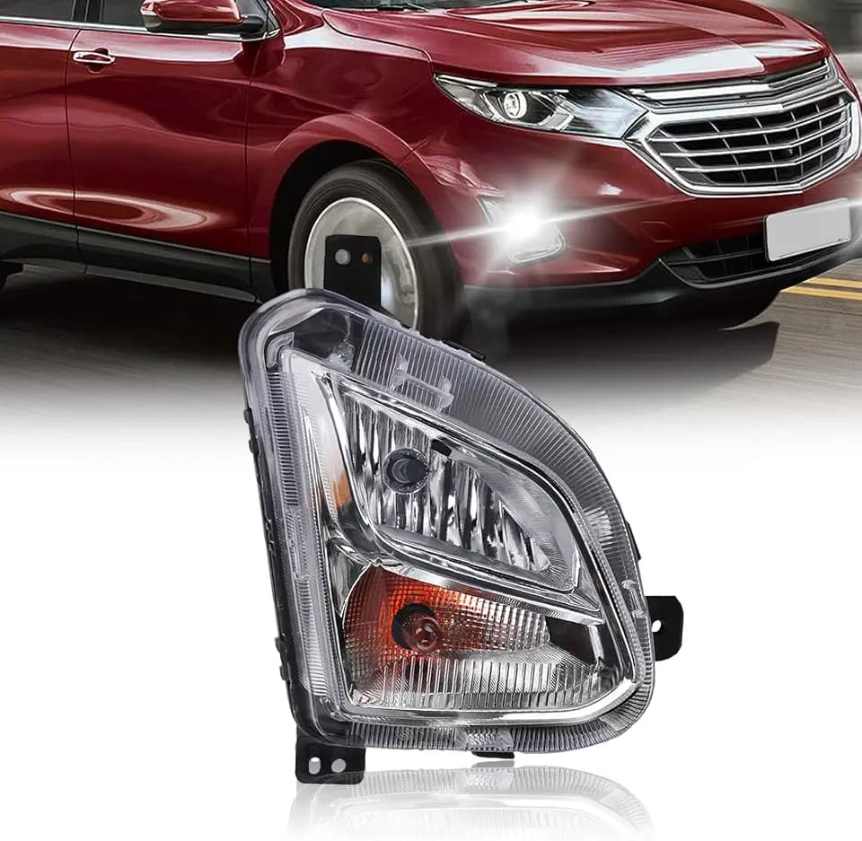 Shocklight Fog Light Compatible With 2018-2021 Chevy Equinox Right Side Front Bumper Fog Lamp