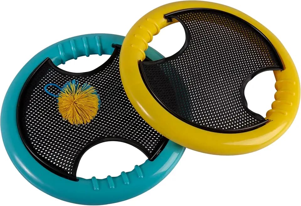 ALBI Bounce Ball, Handtrampolin Set, Schildkröt Ogo Sport Set, 2 Softdiscs, 1 Ball, Standardgrösse, der beliebte Spiel-Klassiker, Spiel im Freien,