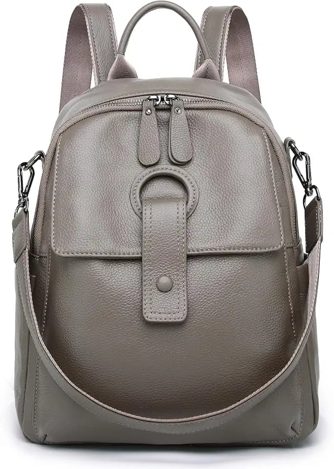 Genuine Leather Backpack Purse For Women