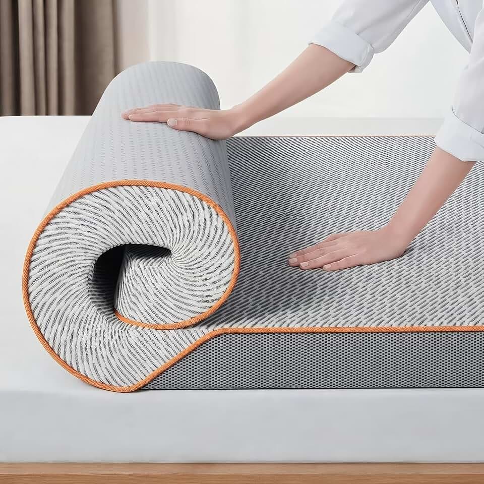 PERLECARE Topper 180x200 cm H3/H4, 7.5cm Höhe Hart Matratzentopper, Premium Gel Kaltschaum Topper, Atmungsaktiv & Waschbar Für Bett, Boxspringbett, Schlafsofa und Wohnwagen, Öko-TEX® Zertifiziert