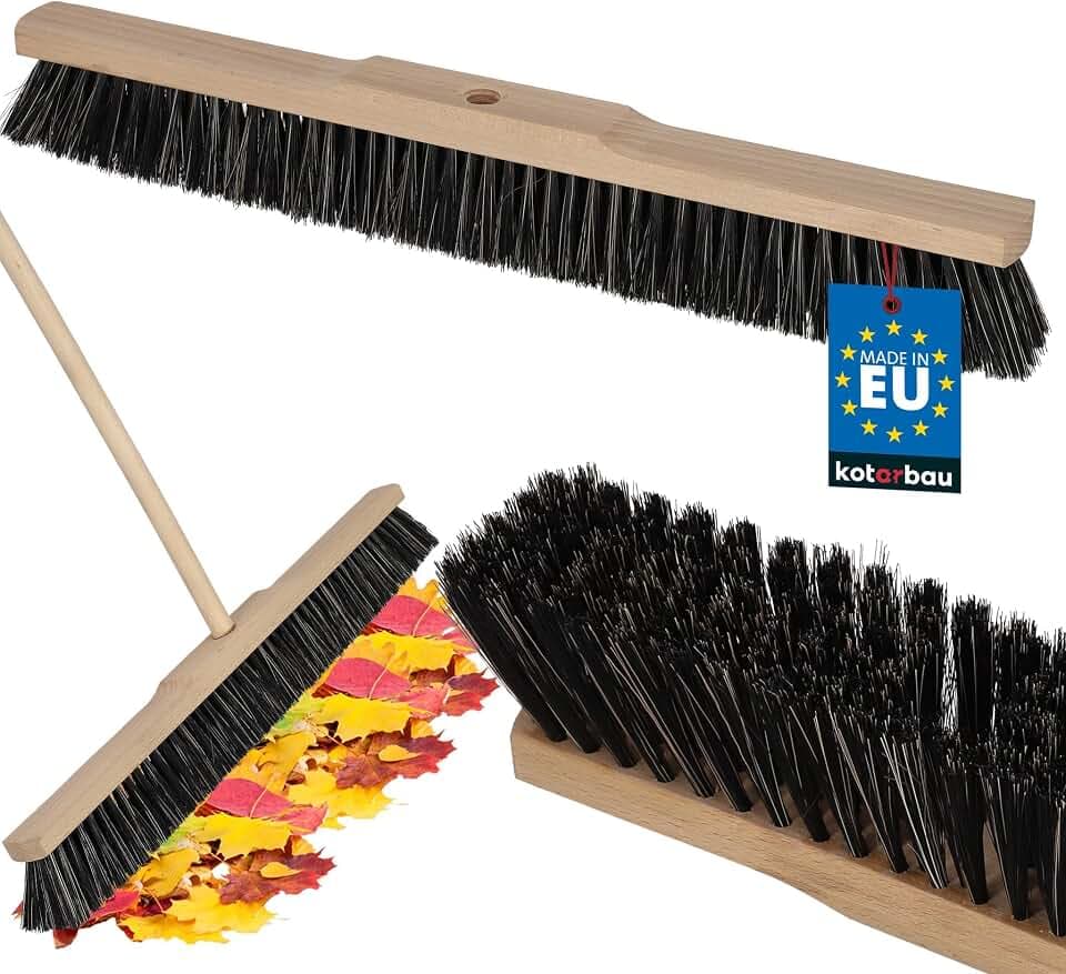 KOTARBAU® Besen 600 mm ohne Stiel mit Schraubgewinde Stubenbesen Zimmerbesen Industriebesen Hallenbesen
