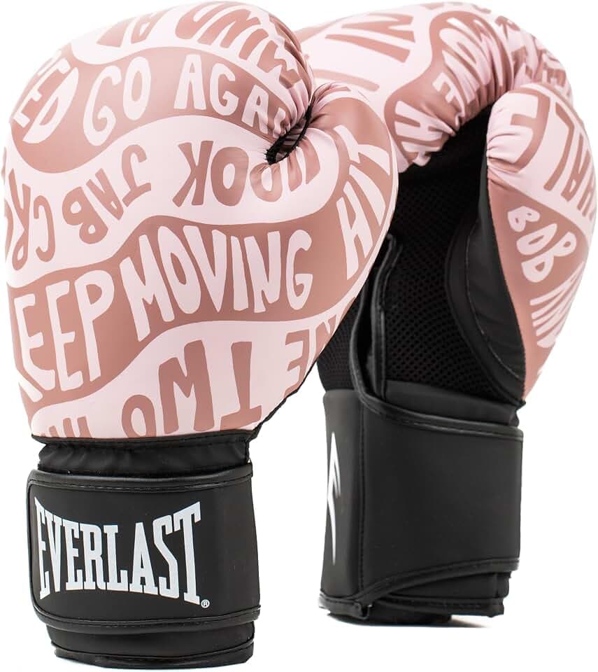 Everlast Spark Boxhandschuhe, Kunstleder-Handschuhe für Sandsack, Pratzen & Fitness, mit Klettverschluss, ergonomischem Daumen & Formschaum – Original Everlast Ausrüstung