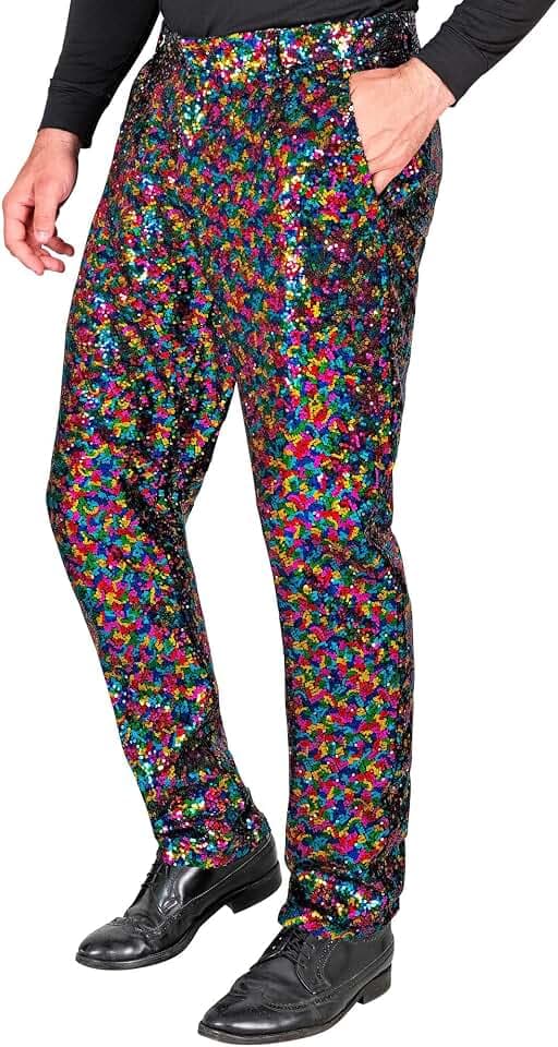 W WIDMANN MILANO Party Fashion - Funkelnde Paillettenhose Herren
