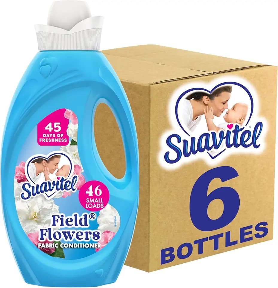 Suavitel Fabric Conditioner, Field Flowers Scent, 46 fl oz