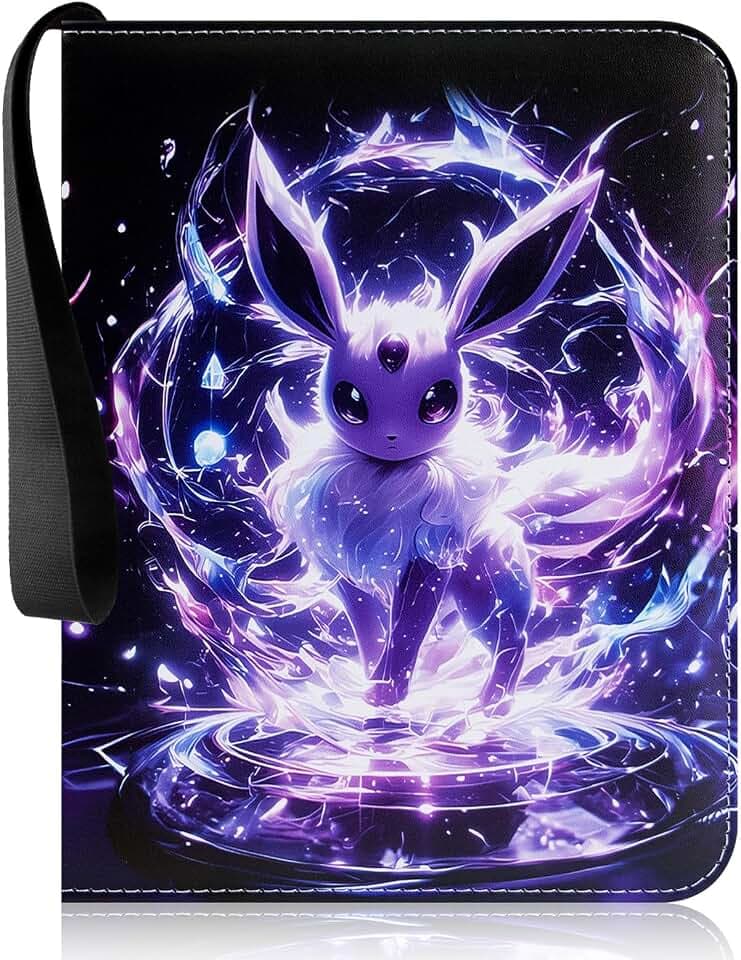 Sammelkarten Album, 50 Seiten 400 Karten Kapazität, Sammelalbum für Pokemon Karten, Geschenk Für Jungen Mädchen Sammler (A)
