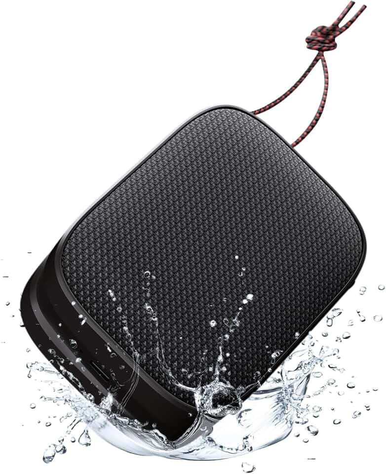 Philips S1509 Portable Bluetooth Speaker,Wireless Speakers with Extra Bass,Quality Sound,12 H Battery,TWS Pairing,Support Stereo Sound,Bluetooth 5.3,IPX7 Waterproof,for Indoor & Outdoor,Small,Black