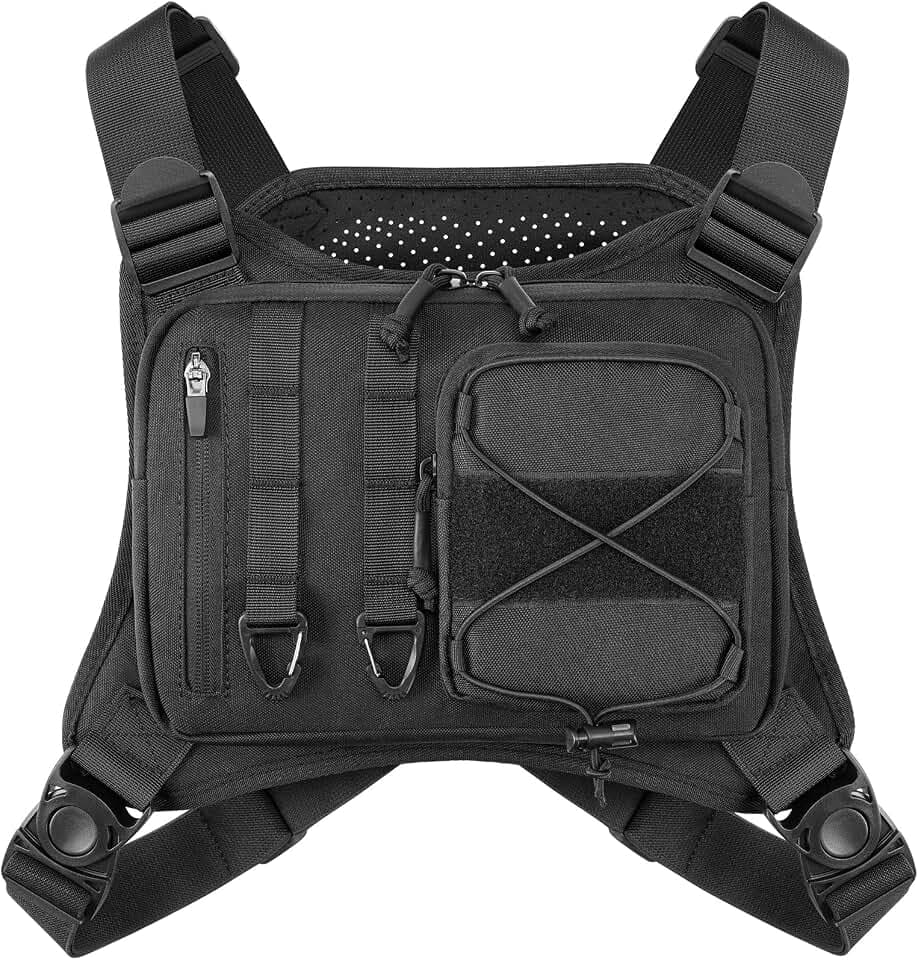 Taktische Brusttasche für Herren Damen Kompakt Laufen-Brusttasche