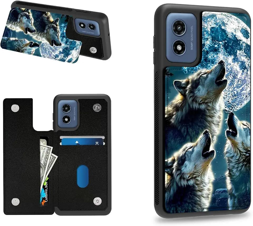 Wallet Case for Motorola Moto Edge 5G 2024 Women Men
