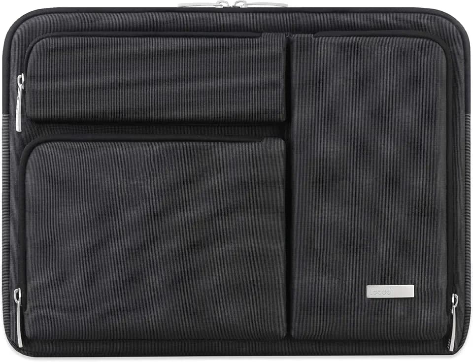 Lacdo Chromebook Case Laptop Sleeve for 11.6 inch Samsung HP Lenovo Dell Acer ASUS Chromebook, 13 inch Microsoft Surface Pro 11 Copilot+PC/Surface Pro 10 9 8 X, 11.6" MacBook Air Computer Bag, Black