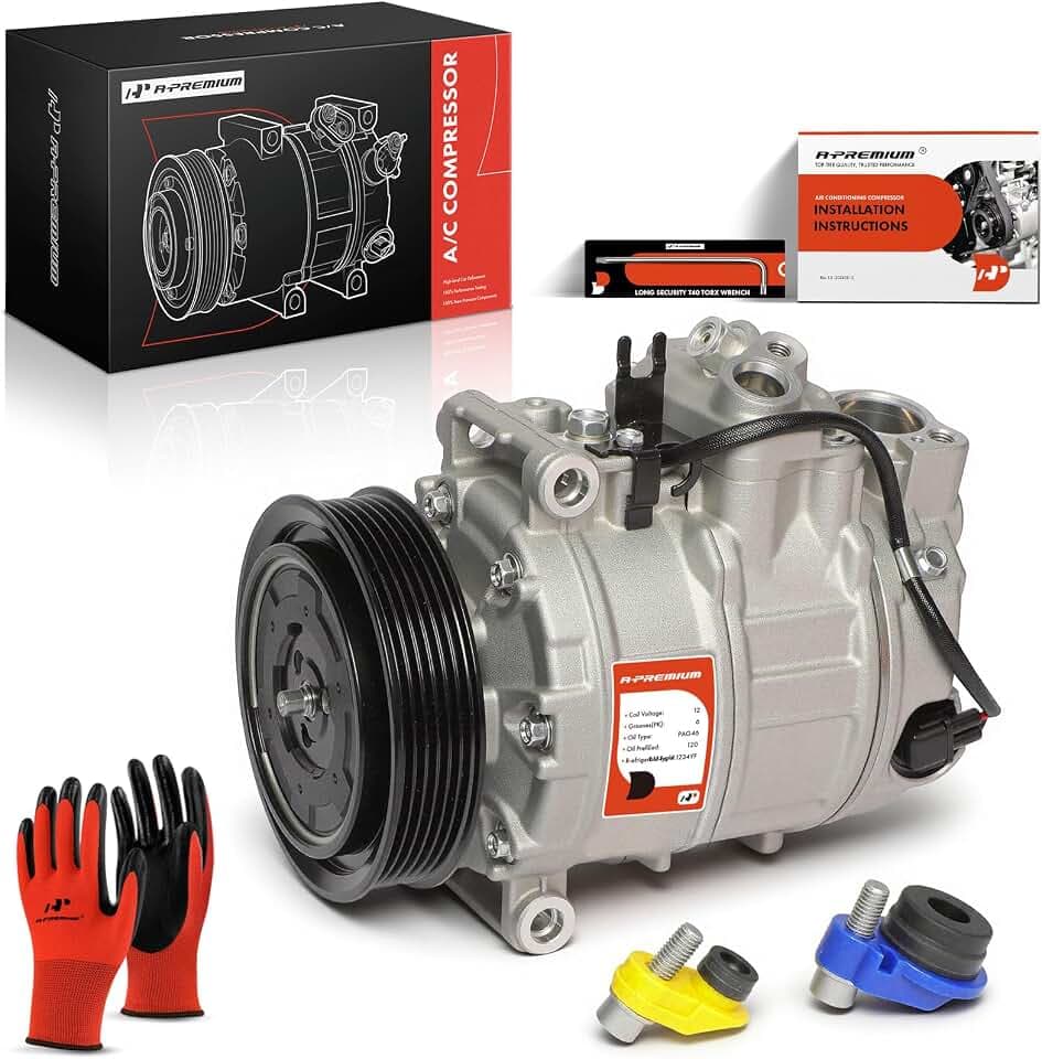 A-Premium Air Conditioner AC Compressor with Clutch