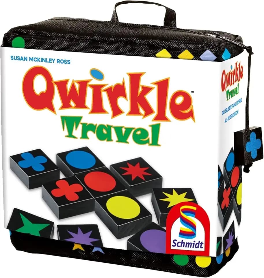 Schmidt Spiele 49270 Qwirkle Travel, Spiel des Jahres 2011 als Reisespiel