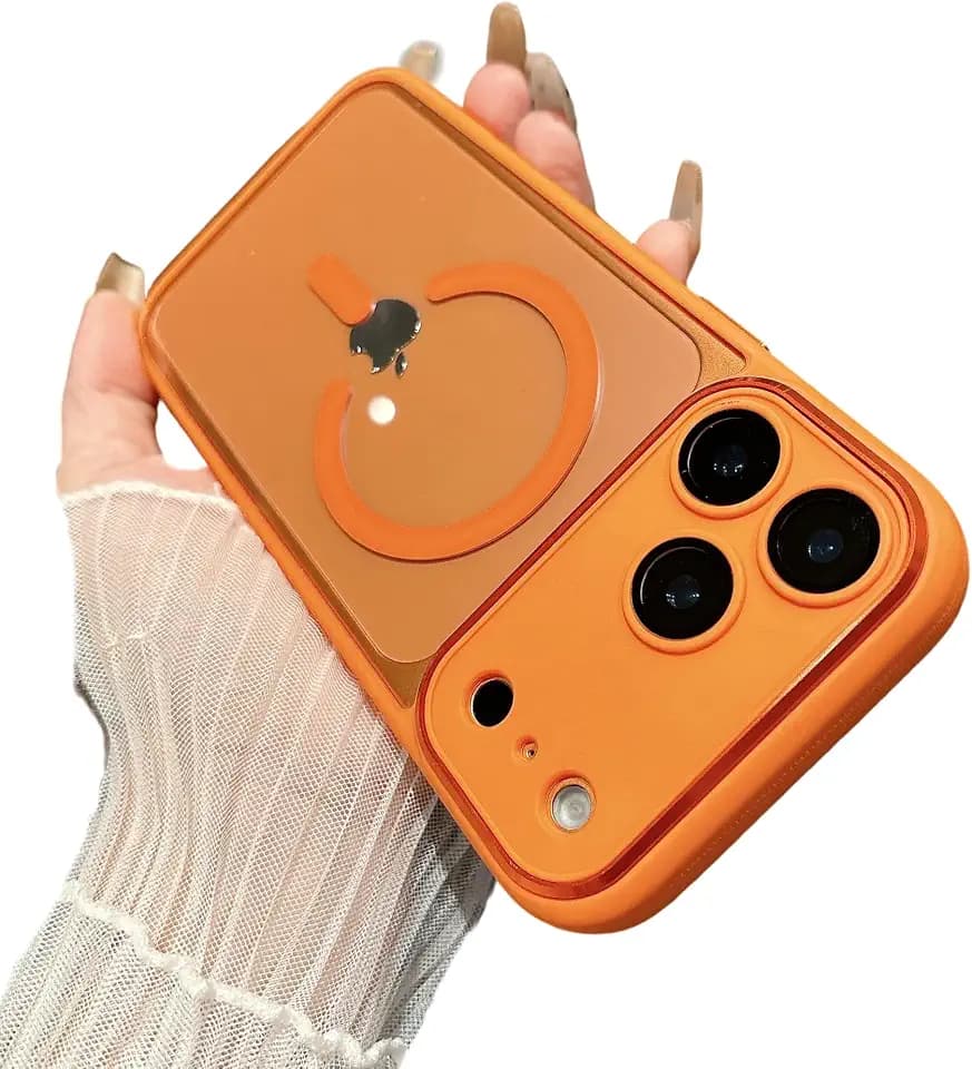 Caseative for iPhone 15 Pro Max Case, Orange