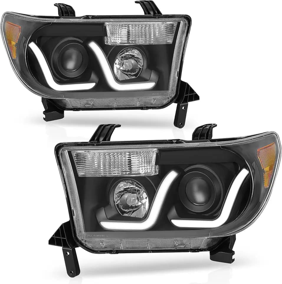 AUTOSAVER88 LED DRL Headlight Compatible with 2007-2013 Toyota Tundra