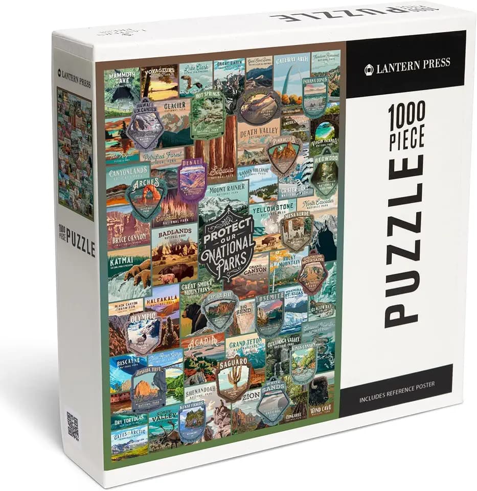 Protect Our National Parks Collection - Collage - 1000 Piece Puzzle