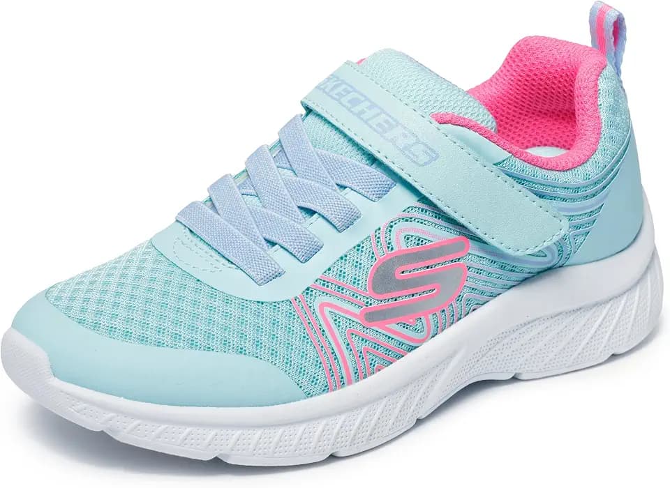 Skechers Girls' Microspec Swirl Sweet