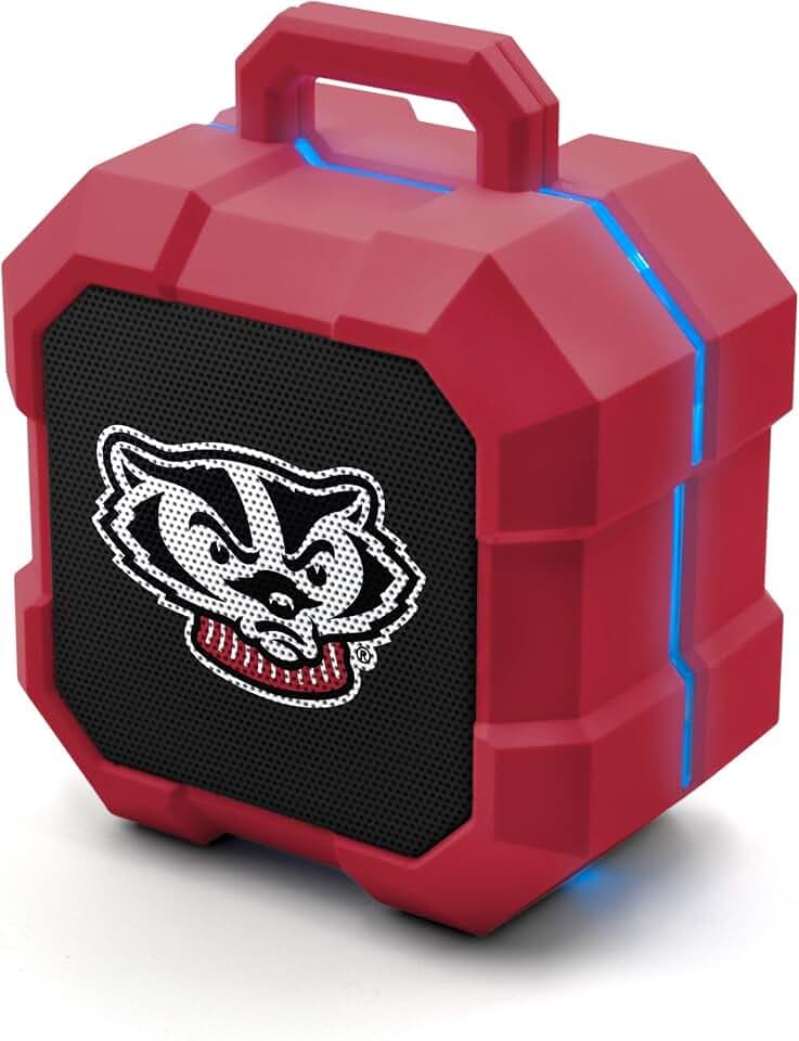 SOAR NCAA Unisex Shockbox LED Wireless Bluetooth Speaker