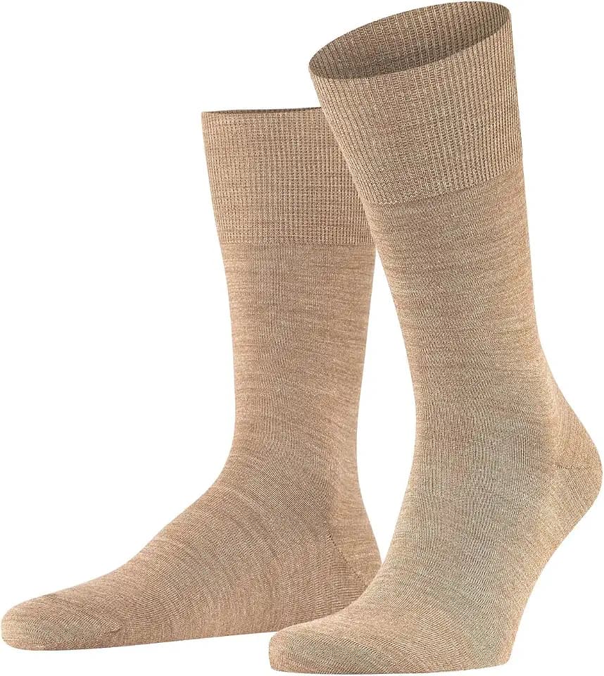 FALKE Men's Airport Wool Dress Socks, 1 Pair