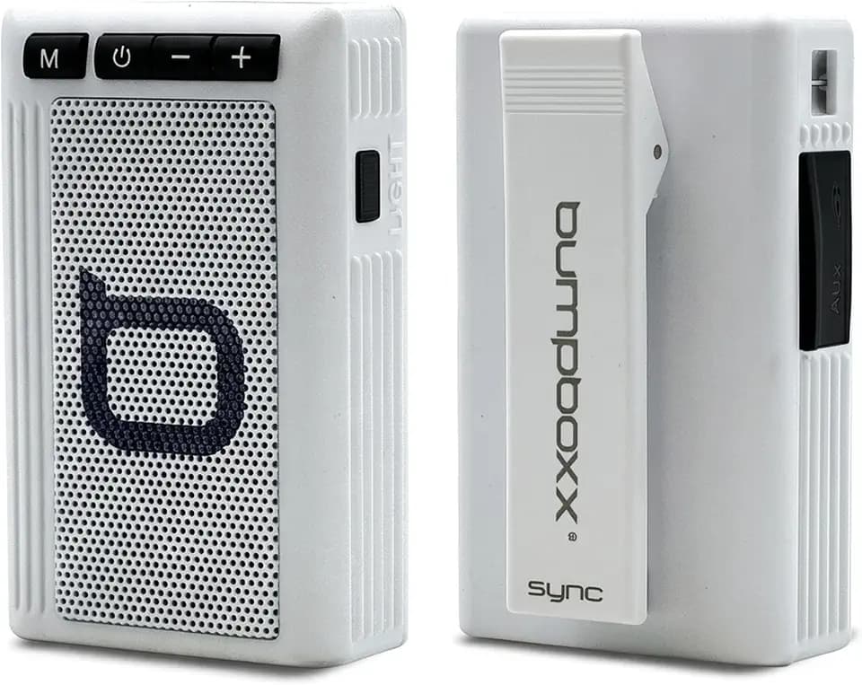 Bumpboxx Retro Pager Wearable Bluetooth Speaker, White