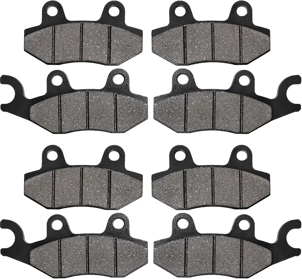 Front Rear Brake Pads for Yamaha Rhino 700 Raptor 700 YXR700 2008 2009 2010 2011 2012 2013