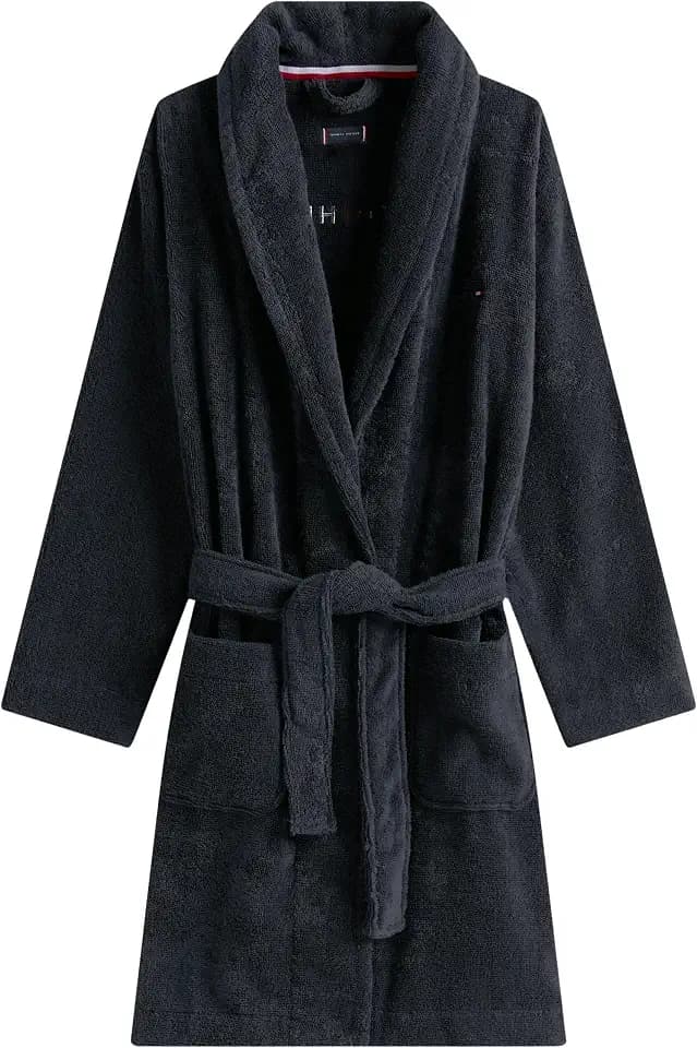 Tommy Hilfiger Unisex Kinder Towelling Bathrobe Uk0uk00071 Bademantel