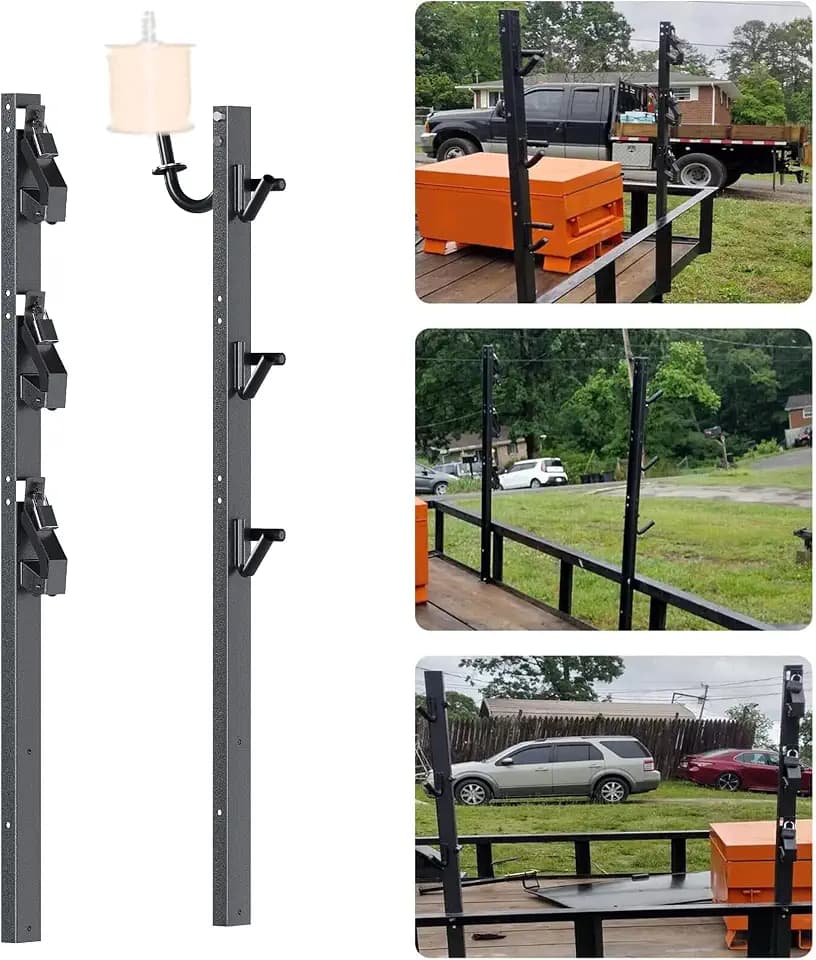 KUAFU 3 Place Trimmer Rack Weedeater Racks Compatible with Enclosed Truck